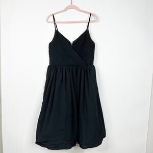 Banana Republic Black Midi Dress with Spaghetti Straps